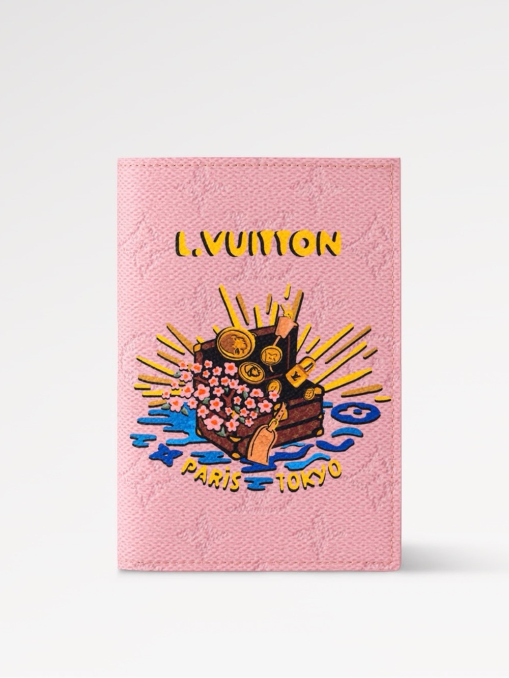 💛 🩷 💙 💯 Louis Vuitton Limited Edition Passport Holder/Cover